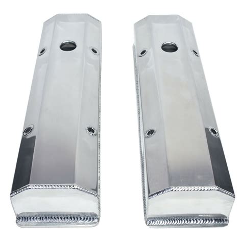 chevy fabricated aluminum valve covers|350 Chevy valve cover breather.